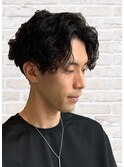 ２０代イケメンビジネスニュアンスパーマ【河原町】３０代４０代