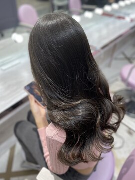 エル ヘアサロン なんば店(eL) 【韓国風モテヘア】韓国レイヤーカット レイヤーロング
