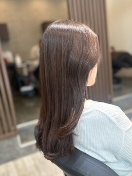 アトリエコア(Atelier Coa) 髪質改善トリートメントミルクティーベージュカラーくびれヘア