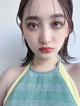 ホォレ 豊中店(fore) オリーブベージュショートミニボブグレージュブリーチレイヤー