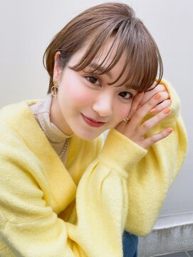 ハニー 町田(HONEY) 20代30代40代大人の愛されショート 小顔ヘア オリーブベージュ