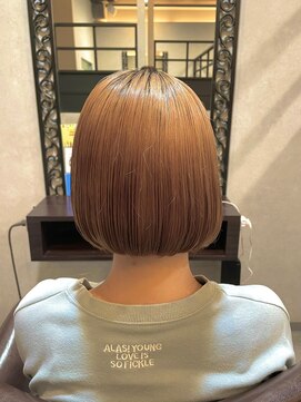 リバー 草加店(RIVER) 丸みぱつっとボブ