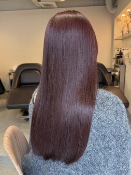 マセナ(Masena) 派手すぎないナチュラルワインレッドブラウン×髪質改善