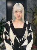 レイヤーカットナチュラルハイトーンデザインカラー[立川駅]
