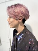 【吉田智哉】韓国マッシュ、ニュアンスパーマ、メンズハイトーン