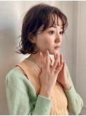 ナチュラルパーマ_ベージュブラウン_髪質改善トリートメント