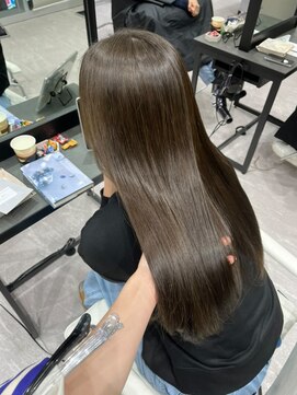 ルクス(Luxs) ブリーチなしオリーブカラー