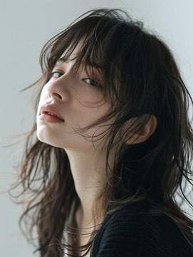 レヴ 草加店(LEV.) イメチェンホワイトブロンド美髪ワイドバング外ハネボブ