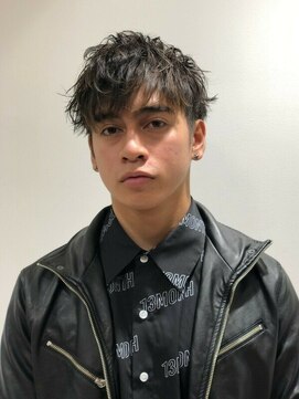 ワークス 下北沢(WORKS) スリークショートサイドグラデーションくせ毛風パーマ【下北沢】