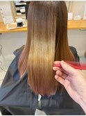 髪質改善トリートメント×モテツヤカラー