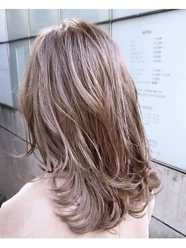 ヘアサロン エフ 渋谷(F) #ピンクベージュ　#グレージュ　#アッシュベージュ