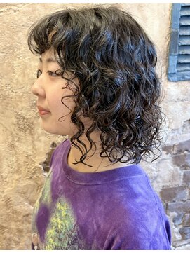 マギーヘア(magiy hair) くるくるボブパーマ［magiyhair西部笑］