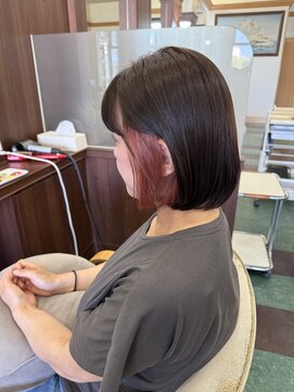 シャンプー ボーイ 宮崎柳丸店(SHAMPOO BOY) インナーカラー/ピンク