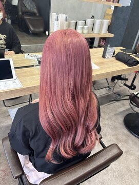 フレイムス ヘアアンドリラックス 大宮東口店(Frames) ハイトーン×クリアピンク