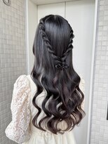 オッジバイケンジ(oggi by KENJE)&nbsp;ハーフアップ/ヘアアレンジ/ひふみ