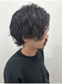 メンズミニウルフパーマツイストパーマスパイラルパーマ太田新田