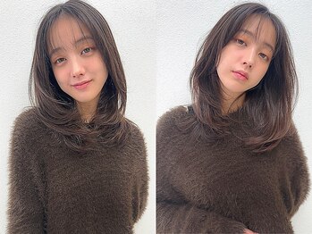 ディフィーノ 赤坂(DIFINO)の写真/【カミカリスマ受賞!】イメチェン・伸ばし中のメンテナンスも◎360°可愛いミディアムヘアで変化を楽しむ♪