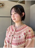 《 sakura 》切りっぱなしボブ