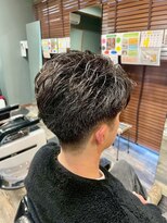 スタンドバーバー 柏(STAND BARBER)&nbsp;MEN’S HAIR/サーフカール/刈り上げセンターパート/柏