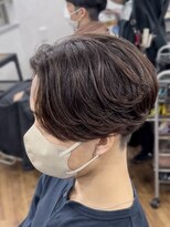 メルシー トータル ブランディング サロン(merci TOTAL BRANDING SALON) メンズニュアンスパーマ 毛流れセンターパート