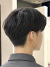 35%OFF【当日限定】メンズカット+眉カット+15分ヘッドスパ ¥8240→¥5350