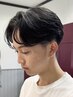 [朝ラク]メンズカット+ニュアンスパーマ  ￥14300→10010