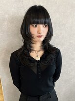 カフ(CAF) CAF松本/ウルフ×ハッシュカット【大阪/心斎橋】