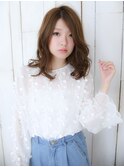 ナチュラル可愛いゆるふわミディ【ange treatment & head spa】