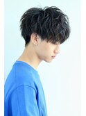 最高の横顔ゆるスパイラルマッシュ