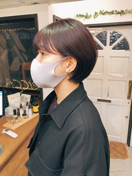 リッカ(RICCA) 【RICCA渡辺】くすみピンク＆マッシュバングショート