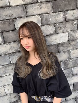 ライズ バイ レボ 柏店(RISE by REVO) ボブ/カーキグレージュ/大人かわいい/フェザーバング