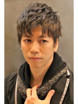 ノイセル(Noisyle) ナチュラルパーマ束感ショートアップバング