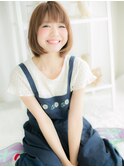 シースルーバング前下がり小顔ぷつっとボブc5越谷20代30代40代