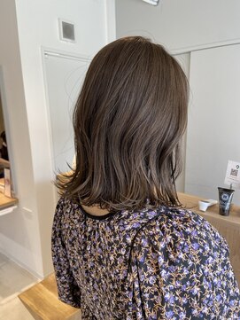 トリート 船堀店(TREAT) オリーブグレージュ×透明感カラー