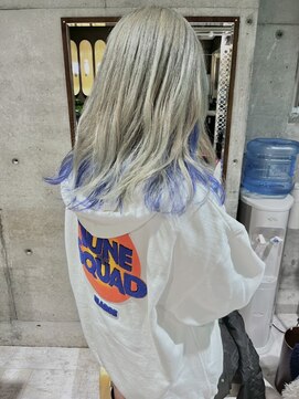 シィーム(cime) インナーカラー シルバーカラー ケアブリーチ