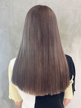 アイティーバイアルバム 松戸店(IT by ALBUM) ベージュロング_グレージュカラーボブウルフ_ba411421