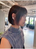 ミニボブ　髪質改善　小顔カット　似合わせ