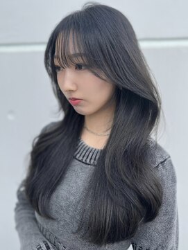 ユニ 表参道(uni) 韓国ヘア/くびれヘア/レイヤーカット/グレージュ