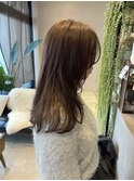 オリーブグレージュ/ブリーチなし