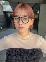 ガーデンヨコハマ(GARDEN YOKOHAMA) 切りっぱなしタッセルボブミニボブピンクベージュwカラー