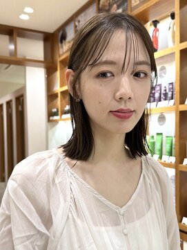 ピークアブー アヴェダ アトレ恵比寿(PEEK-A-BOO AVEDA) 切りっぱなしボブ／外ハネボブ／2wayバング