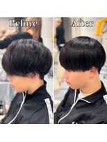 アッシュ 桜木町店(Ash)&nbsp;”横浜”メンズ専用縮毛矯正で創るマッシュ　【竹永侑央限定】