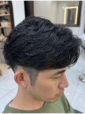 毛流れパーマ