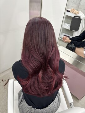 エヌアイ オモテサンドウ(ni omotesando) ブリーチなしダブルカラー/チェリーピンク