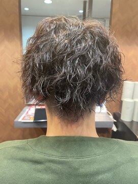 ヘアーショップ エヌアンドエー 幸手店(hairshop N&A) おしゃれ男子の細かな縦落ち波巻きスパイラルパーマ