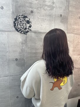 ヘアーメイクフィールヒルズ(FEEL HILLS) コテ巻き風パーマ