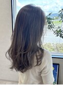 大人かわいい「スウィングレイヤー」透け感ブルー