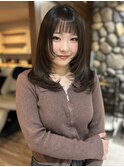 小顔にみせる☆ミディアムレイヤーカット