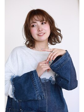 エフイチリン 千葉店(F.ICHIRIN) ラフウェーブミディアム