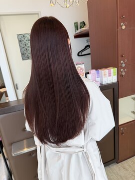マーリャヘアー(mallia hair) レイヤースタイルレイヤーカットロングレイヤー小顔スタイル